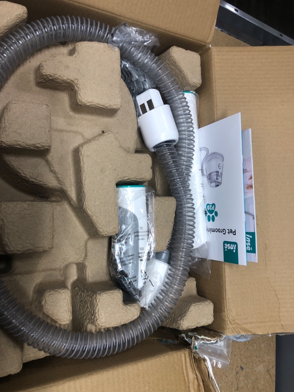 INSE P20 Pro Dog Grooming Kit, Low Noise Dog Grooming Clippers, Professional Pet Grooming Vacuum INSE P20 Pro Dog Grooming Kit, Low Noise Dog Grooming Clippers, Professional Pet Grooming Vacuum