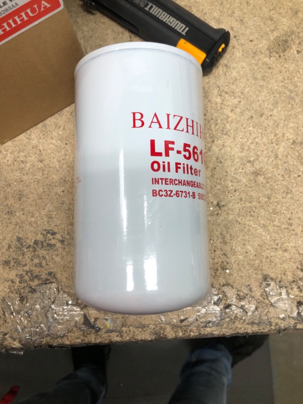 Photo 2 of BAIZHIHUA LF-5610 Oil Filter Replaces 5083285AA 05083285AA Compatible with Dodge Ram 2019 2020 2021 6.7L Turbo Diesel Engines 2500 3500 4500 5500 5.9L 1989-2007 (Pack of 1)