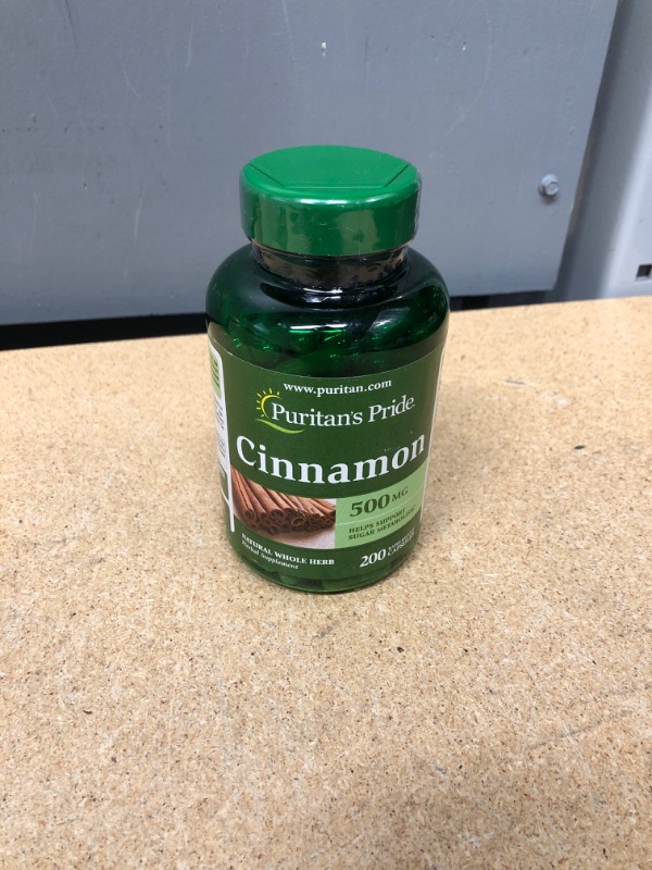 Photo 2 of Puritan's Pride Cinnamon 500 mg-200 Capsules