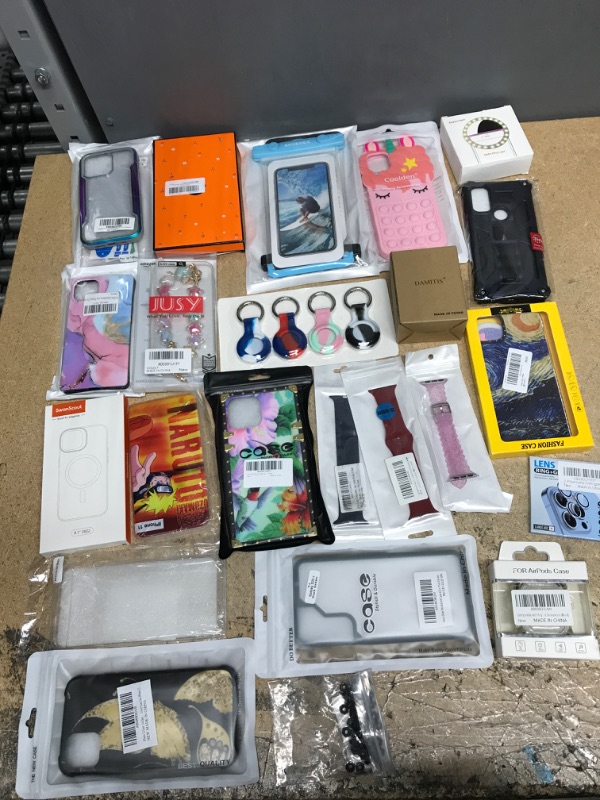 Photo 1 of 23 Item's Bundle Random Phone Cases/Accessories/Watch Bands/Etc