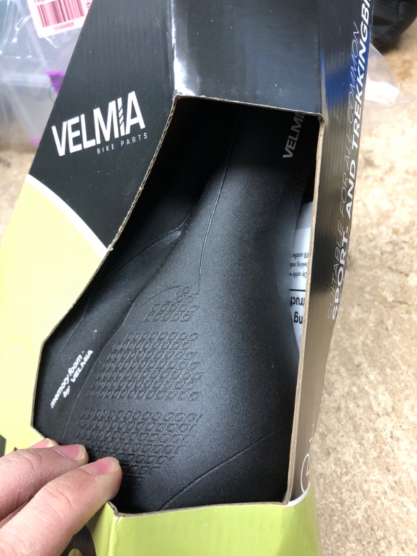 Photo 3 of **NEW**  Velmia Bike Seat Made of Comfortable Memory Foam I Bicycle Seat with Ergonomic Zone Concept for Men and Women I Bike Saddle for BMX