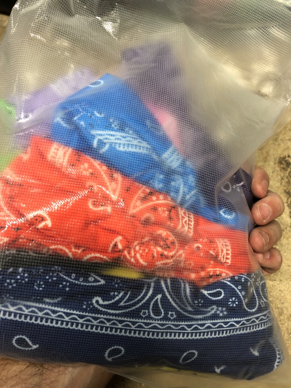 Photo 2 of Bag of Bandanas- Assorted Colors