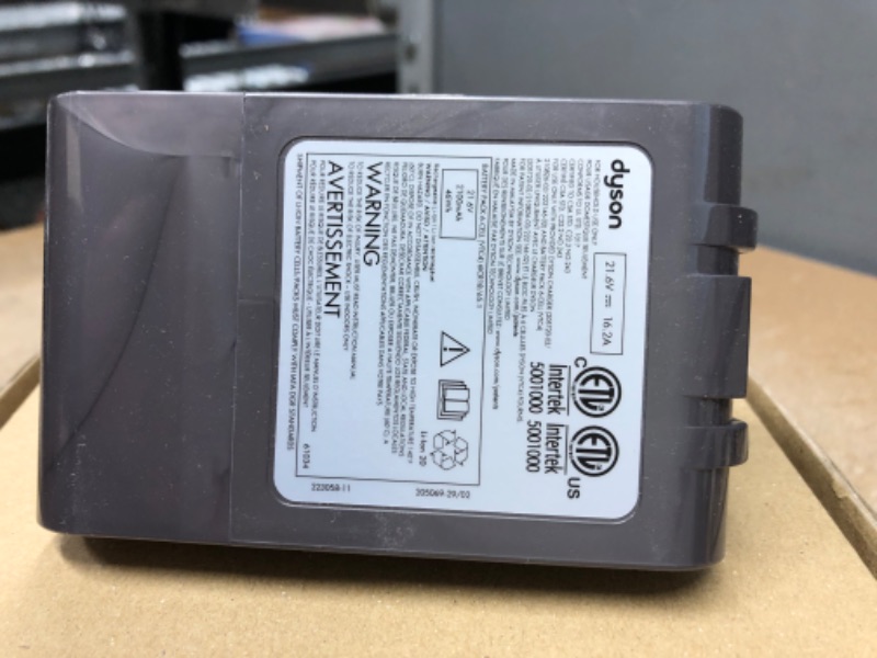 Photo 3 of Dyson Battery for V6 Units, Part No. 967810-03