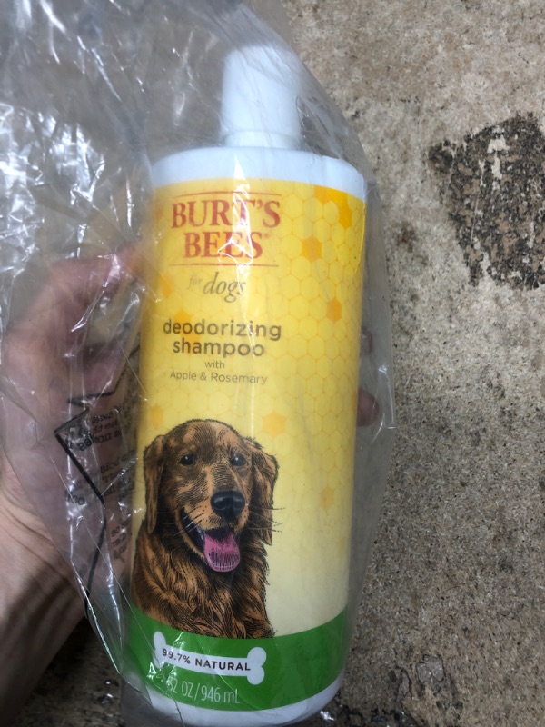 Photo 1 of **USED**  Burt's Bees Apple & Rosemary Deodorizing Dog Shampoo, 32-oz bottle