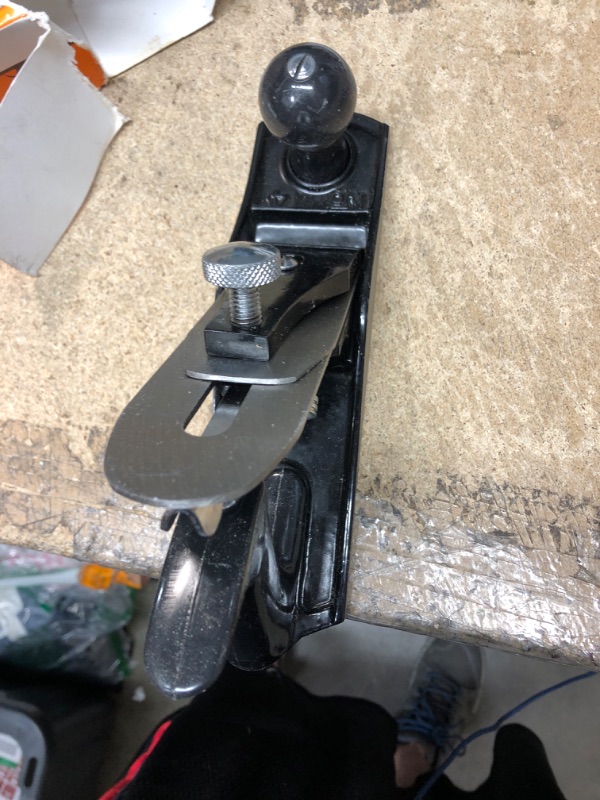 Photo 3 of **USED**  GreatNeck C4 Bench Jack Plane (9 Inch), 2 Inch Cutter, Adjustable to Control the Blade, Cast Iron Body, Quality Plastic Ergonomic Handles