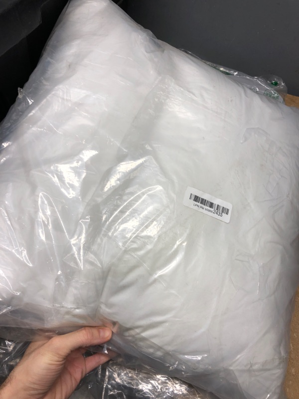 Photo 2 of **USED** MIULEE Pack of 2 12x20 Pillow Inserts, Outdoor Throw Pillows Insert Waterproof Premium Hypoallergenic Rectangle Pillow Stuffer Sham Lumbar for Patio Furniture 2 12x20 Inch (Pack of 2)