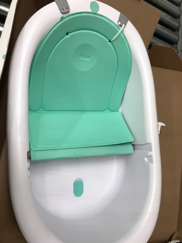 Photo 1 of 4-in-1 Grow-with-Me Bath Tub by Frida Baby Transforms Infant Bathtub to Toddler Bath Seat with Backrest for Assisted Sitting in Tub