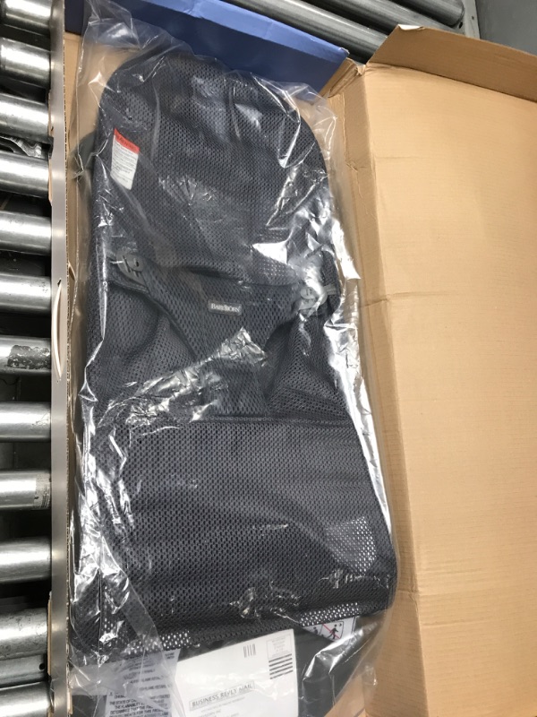 Photo 1 of BabyBjörn Bouncer Bliss, Black Frame, Mesh, Black (006225US)