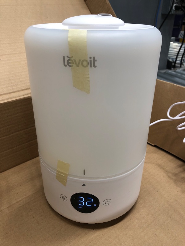 Photo 2 of *Tested* LEVOIT Smart Cool Mist Humidifiers for Bedroom, Top Fill Essential Oil Diffuser, Auto Humidity Adjustment with Sensor, Remote Control, Ideal for Baby Nursery and Plants, Quiet, Ultrasonic, 3L, White