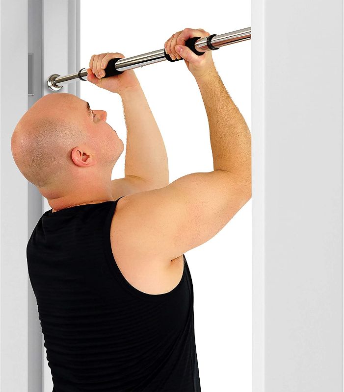 Photo 1 of *Unknown Missing Hardware* Sunny Health & Fitness Door Way Chin Up and Pull Up Bar
