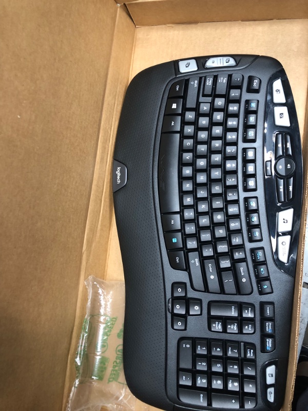 Photo 3 of Logitech K350 2.4Ghz Wireless Keyboard (Renewed)