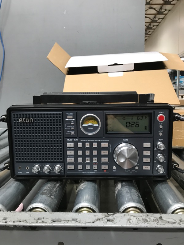 Photo 1 of Eton - Elite 750, The Classic AM/FM/LW/VHF/Shortwave Radio with Single Side Band, 360° Rotating AM Antenna, 1000 Channels, Back-Up Battery Packs, Commitment to Preparedness