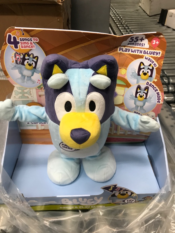 Photo 2 of Bluey Dance and Play 14" Animated Plush | Over 55 Phrases and Songs, Multicolor