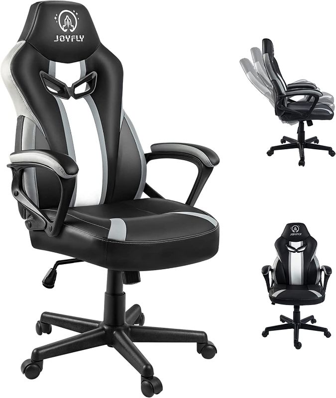 Photo 2 of Gamer Chair, JOYFLY Gamer Chair for Adults, Gaming Chair Ergonomic PC Chair with Lumbar Support (Black)