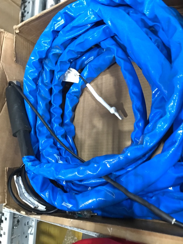 Photo 2 of Camco Heated Drinking Water Hose, - 20° F, 50-Foot, 5/8-Inch ID (22912-A) 50' Cold Weather (Freeze Protection to - 20?F) 