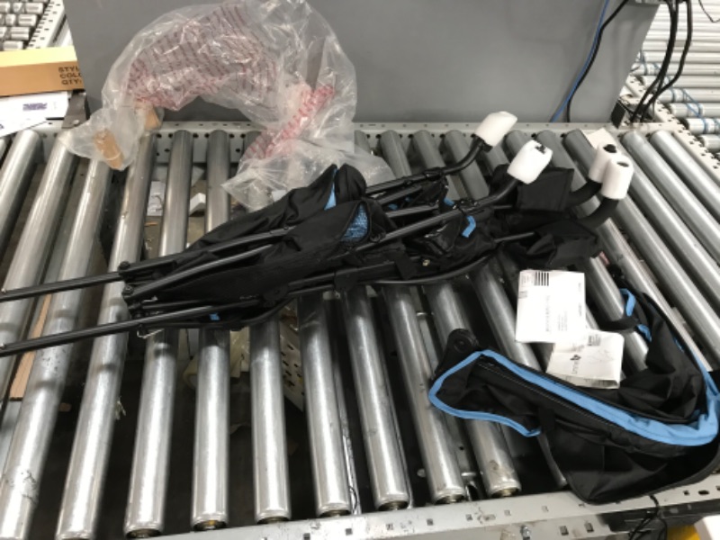 Photo 1 of Summer 3Dmini Convenience Stroller, Blue/Black – Lightweight Infant Stroller with Compact Fold, Multi-Position Recline, Canopy with Pop Out Sun Visor and More – Umbrella Stroller for Travel and More
