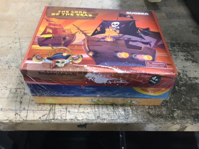 Photo 1 of ?ooperative Games for Kids Ages 6-12 by QUOKKA - Board Card Games for Kids 4-8 | 3 Set | Logical Dinosaur | Strategy Pirates | Space Adventure | Family Games for 6-8 Year Old 3 Games Set