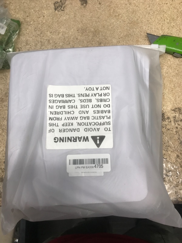 Photo 1 of 20PCS Sublimation Mouse Pad Blank Rectangular Mousepad Sublimation Blanks for Sublimation Transfer Heat Press Printing Non Slip Bottom 24x20x0.3CM White