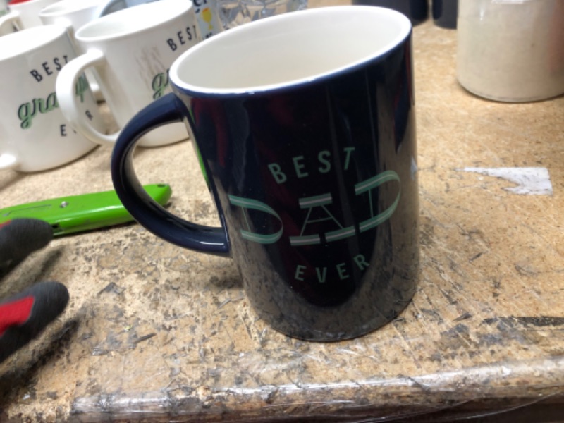 Photo 2 of 16oz Stoneware Best Dad Ever Mug - Parker Lane