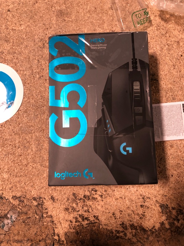 Photo 3 of Logitech G502 HERO High Performance Wired Gaming Mouse, HERO 25K Sensor, 25,600 DPI, RGB, Adjustable Weights, 11 Programmable Buttons, On-Board Memory, PC / Mac, Black Black Mouse