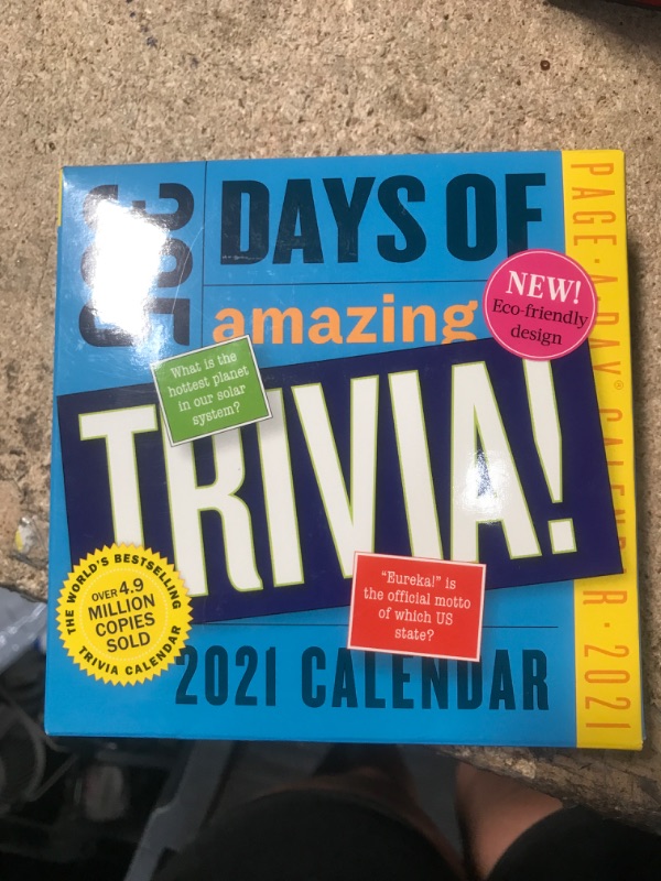 Photo 2 of 365 Days of Amazing Trivia! Page-A-Day Calendar 2021