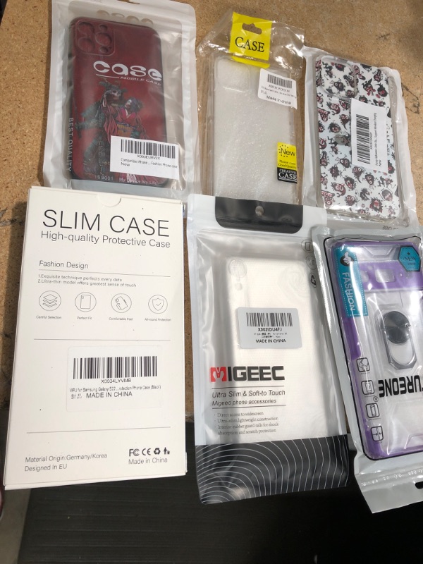 Photo 1 of miscellaneous bundle of assorted phone cases