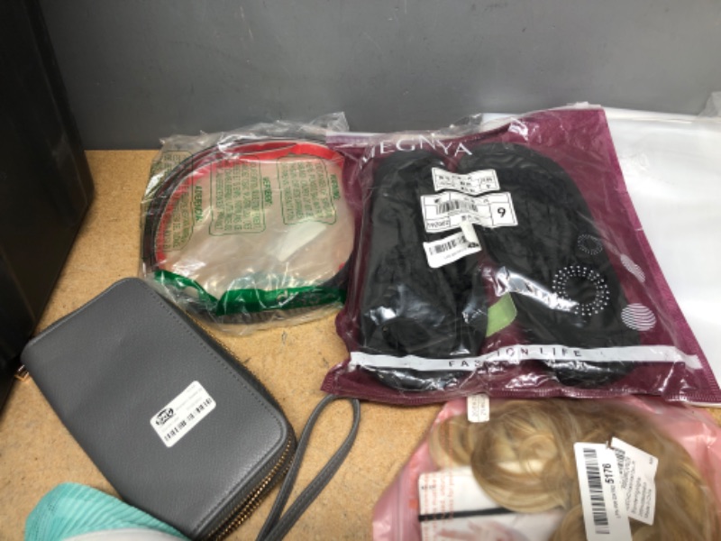 Photo 2 of Accessories Bundle 
Caps, Wig, Sandals, Hand Bag, Belt 