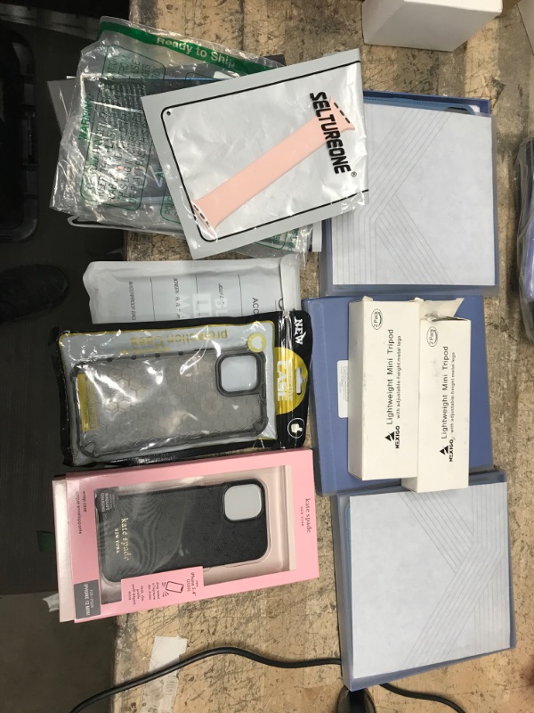 Photo 2 of Bundle of Phone cases, screen protectors and other electronical accessories. 11 items Galaxy, iPhone, moto g, 13, 13 pro.