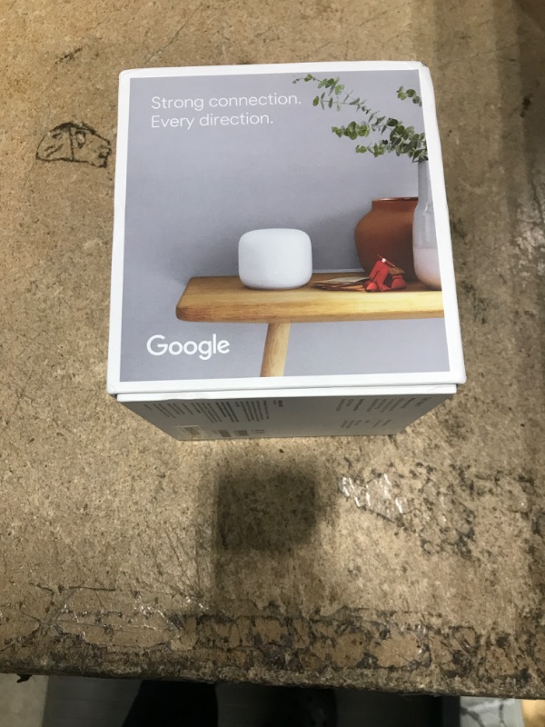 Photo 1 of Google Nest Wifi -  AC2200 - Mesh WiFi System -  Wifi Router - 2200 Sq Ft Coverage - 1 pack Router Only One Pack