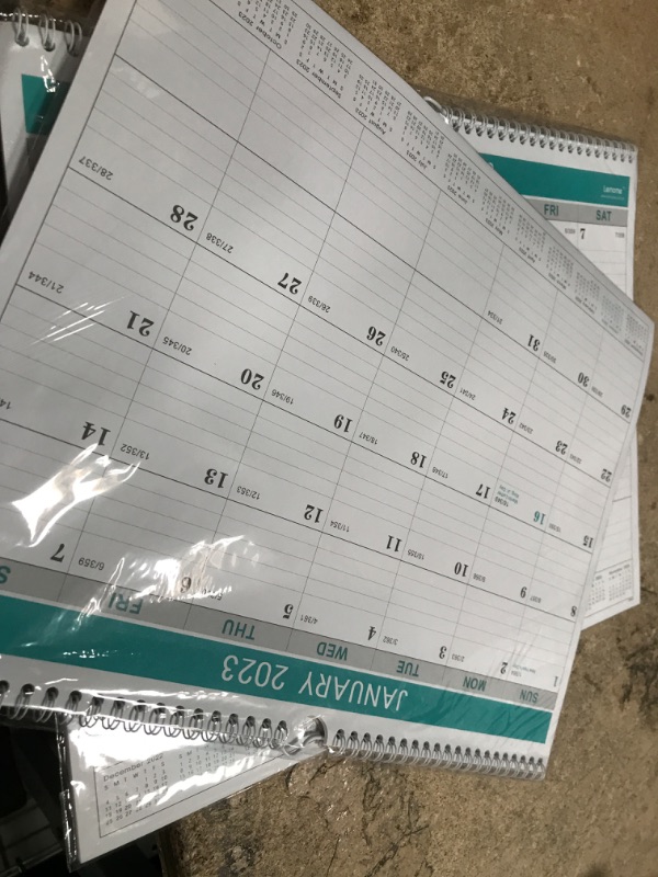 Photo 2 of Calendar 2023 - 12 Monthly Wall Calendar 2023 from January 2023 to December 2023, 2023 Calendar with Julian Date, 14.75 x 11.5 Inches, Thick Paper for Organizing   2 packs