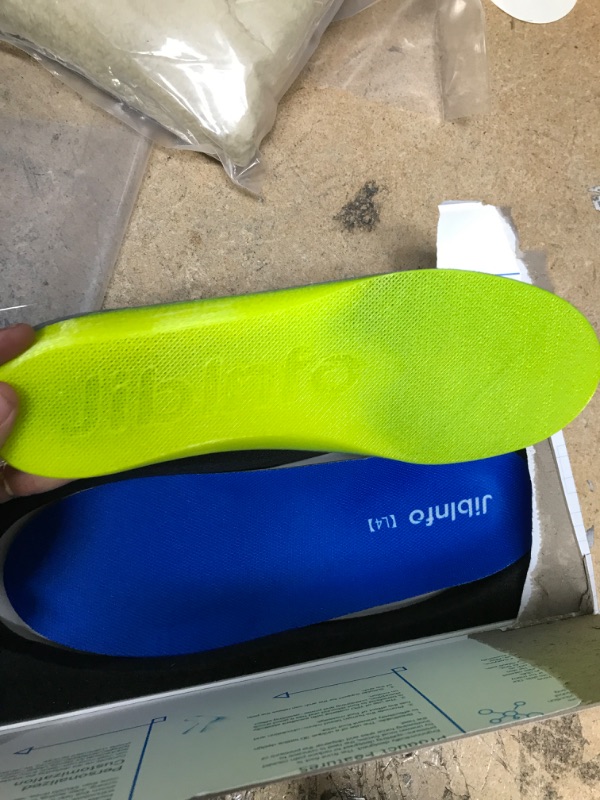 Photo 2 of 3D Printed Arch Support Insoles 3D Printed Insoles Support Pain Relief Orthotics, Designed for Men and Women with Technology to Distribute Weight and Absorb Shock with Every Step 11.62in L4(11.62in):Men 12.5/Women 14