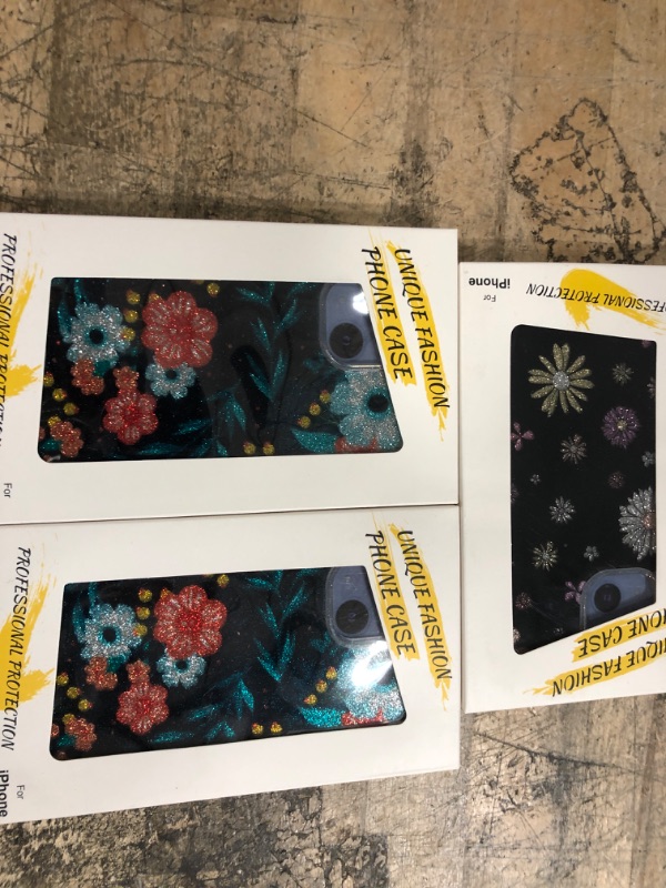 Photo 1 of QRemix Compatible for iPhone 14 Case,Multi-Layer Printed Pattern,