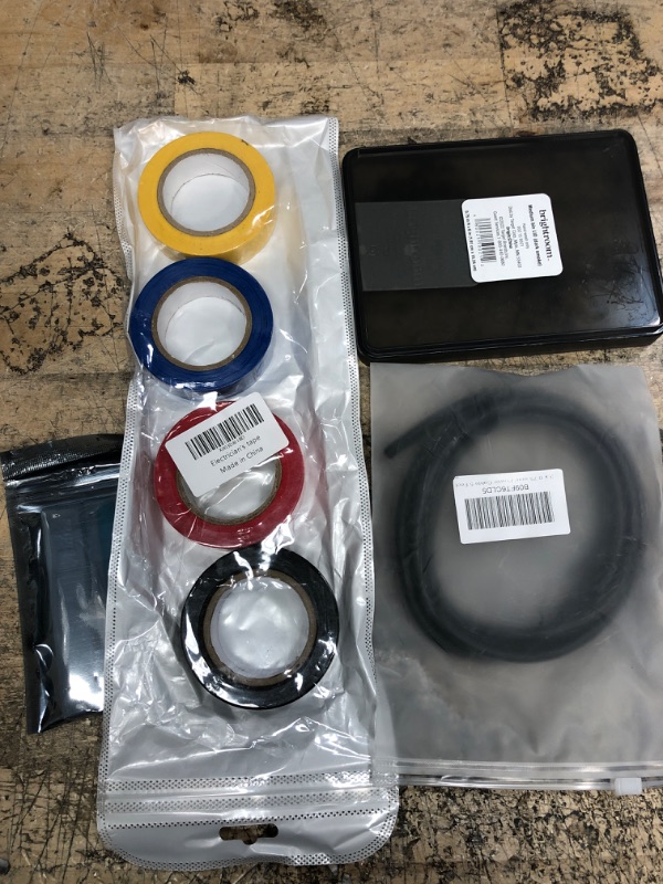 Photo 3 of 10 assorted items 40 Inch Large Black Number 8 Big Size, MAXBUS Compatible with iPhone 14 Flower Case, 6 Rolls 1/2 Inch(W) X 520 Inches(L) Teflon Tape, TUOFENG 18awg Electrical Wire, AMISKA 4 PCS Electrical Tape, and etc.