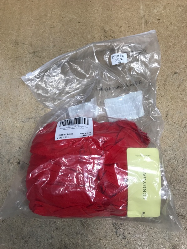 Photo 1 of LONGYUAN Summer Dresses for Women 2022 Stretchy Sun Dress Tank Dresses with Pockets Red X-Small