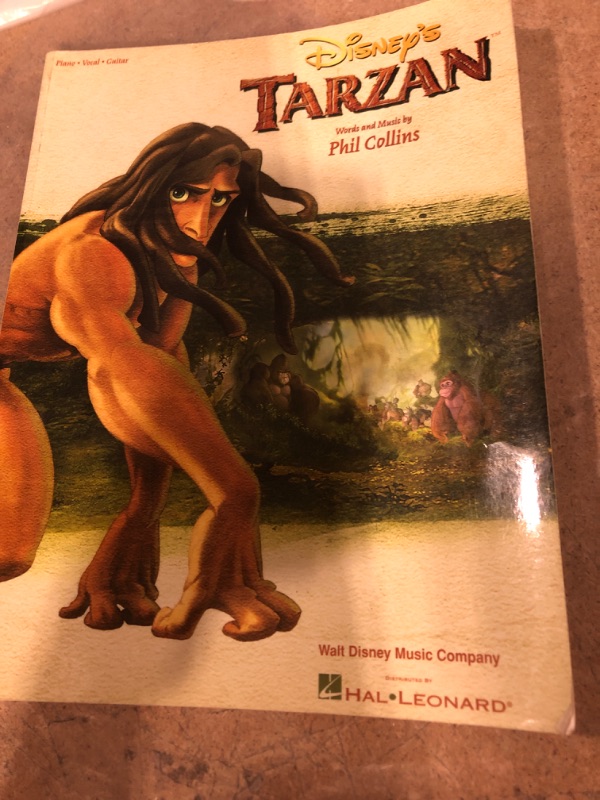 Photo 2 of **WRITING ON SOME PAGES, SEE PHOTOS**
Disney's Tarzan: Piano, Vocal, Guitar Paperback