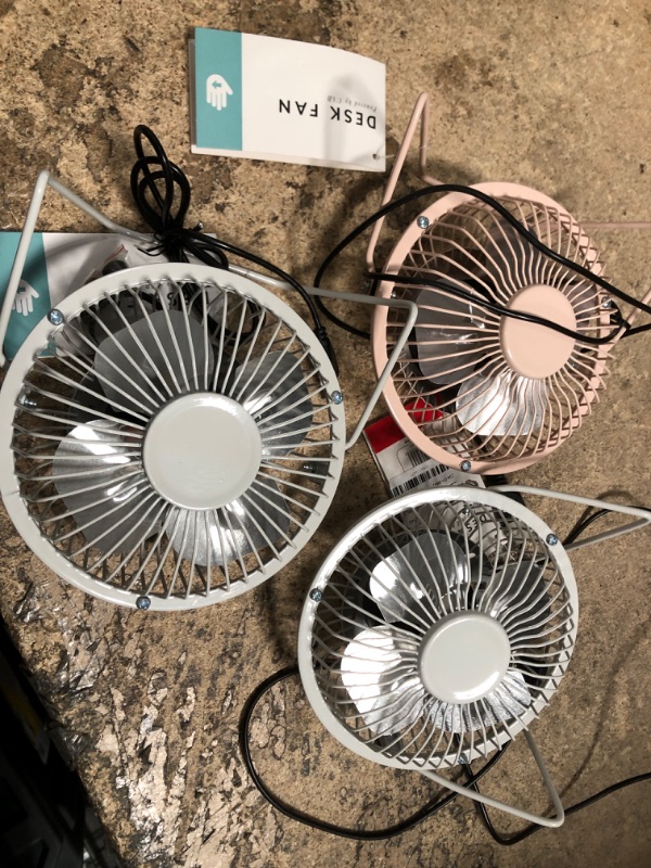 Photo 1 of 3 MINI DESK FANS