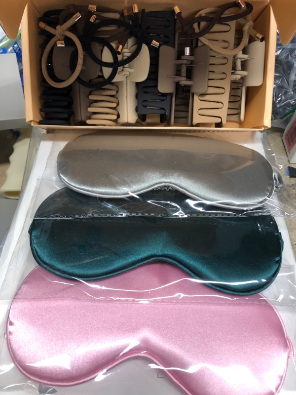 Photo 1 of 3 SLEEP MASK AND HAIR CLIPS