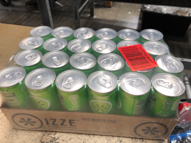 Photo 3 of *EXPIRED FEB 13,2023* IZZE Sparkling Juice Apple 8.4 Fl Oz Cans 24 Count

