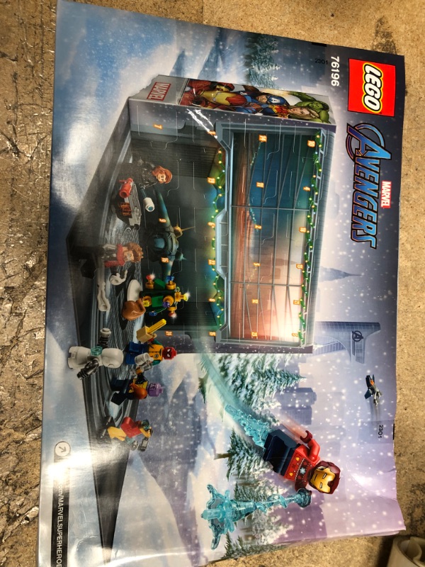 Photo 2 of LEGO Marvel The Avengers Advent Calendar 76196 Building Kit, an Awesome Gift for Fans of Super Hero Building Toys; New 2021 (298 Pieces)