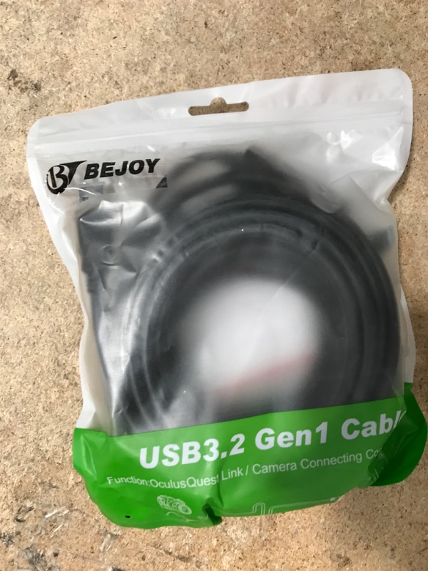 Photo 1 of BEJOY Upgraded Link Cable, 32FT High Speed Data Transfer Extension Cable with Relay Amplifier Chip, USB 3.2 Gen1 A to C, Fast Charging, Compatible with Oculus Quest and PC-VR Gaming