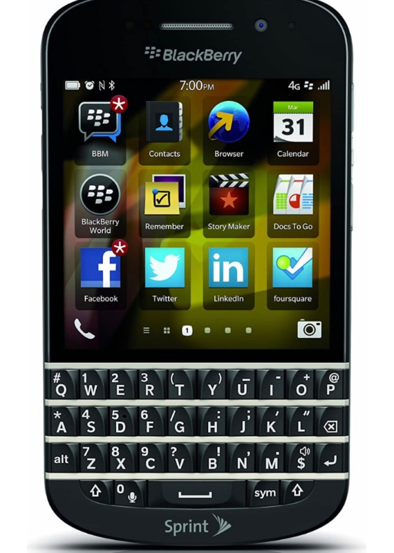 Photo 1 of BlackBerry Q10, Black 16GB (Sprint)