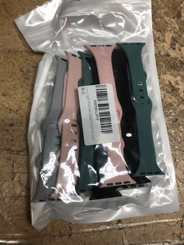 Photo 1 of Jomoq Bands Compatible with Apple Watch 8 Pack Silicone Soft Waterproof Sport Re 38/40/41 MM
