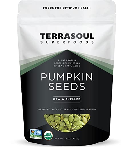 Photo 1 of ** EXPIRES NOV2023** Terrasoul Superfoods Organic Pumpkin Seeds, 2 Lbs - Premium Quality | Shelled | Raw | Unsalted
