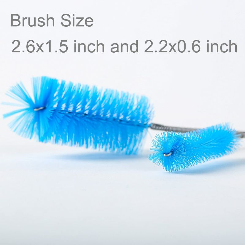 Photo 3 of **SEE NOTES**
JSONO Double-Ended Nylon Pipeline Cleaning Brush Stainless Steel Spring Brush Kit for Drain,Aquarium,Lily Tube,Filter,U-Shaped Pipe, Nozzle, Tattoo Needle Nozzle, Carburetor Needle Nozzle 2 pack