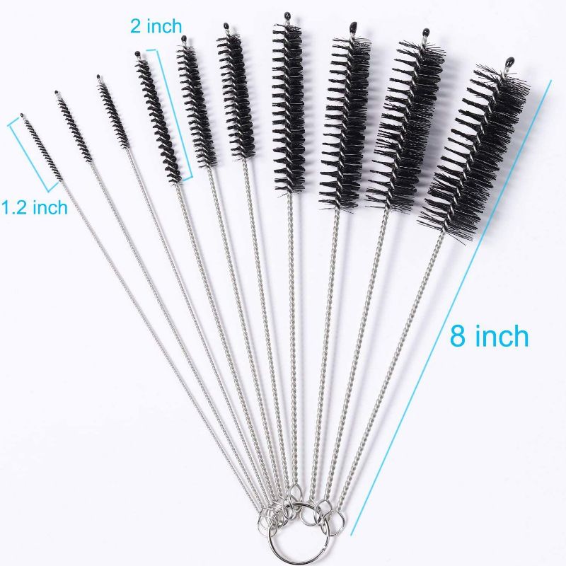 Photo 4 of **SEE NOTES**
JSONO Double-Ended Nylon Pipeline Cleaning Brush Stainless Steel Spring Brush Kit for Drain,Aquarium,Lily Tube,Filter,U-Shaped Pipe, Nozzle, Tattoo Needle Nozzle, Carburetor Needle Nozzle 2 pack