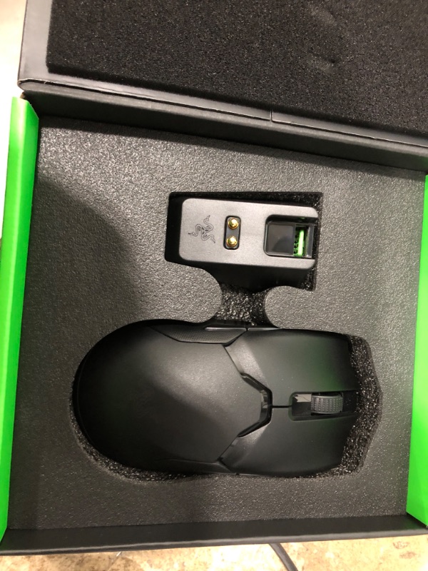 Photo 1 of Razer Viper Ultimate Lightweight Wireless Gaming Mouse & RGB Charging Dock: Fastest Gaming Switches - 20K DPI Optical Sensor - Chroma Lighting - 8 Pro
