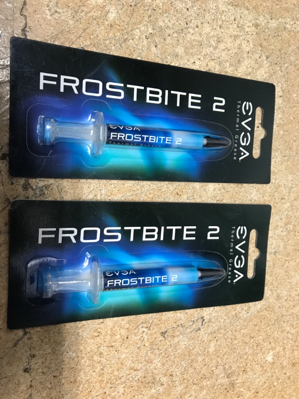 Photo 2 of EVGA Frostbite 2 Thermal Grease, 400-TG-TM01-BR-2 ITEMS 