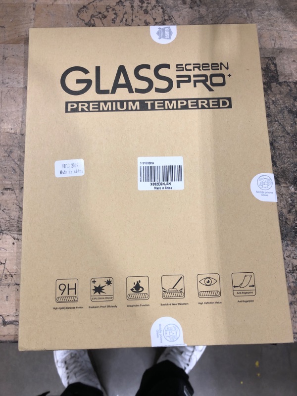 Photo 2 of Gylint New Fire HD 10 2019 Screen Protector Glass - Tempered Glass 9H Hardness Scratch Resistant Bubble Free Tempered Glass Screen Protector for All-New Fire HD 10 (7th and 9th Gen, 2017 and 2019)