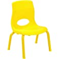 Photo 1 of Angeles 8"H MyPosture Chair, Yellow, AB8008PY, Homeschool Classroom Furniture, Flexible Seating, Kids School Desk Chair, Boys-Girls Stackable Chair