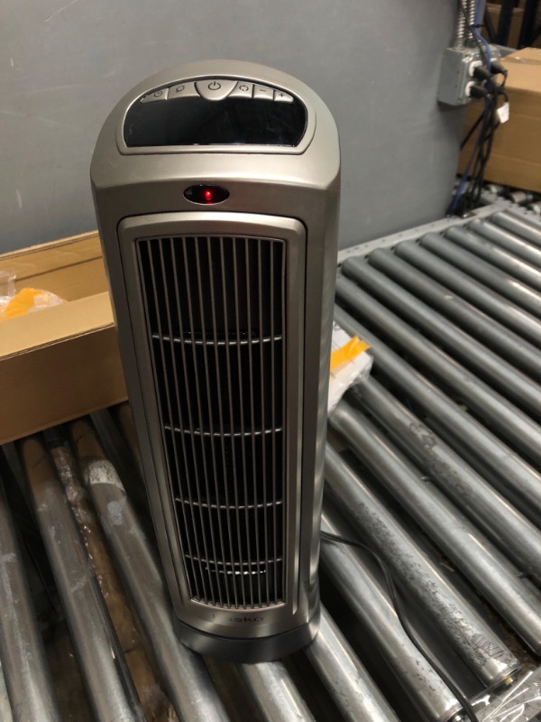 Photo 2 of Lasko 1500W Digital Ceramic Space Heater with Remote, 755320, Silver